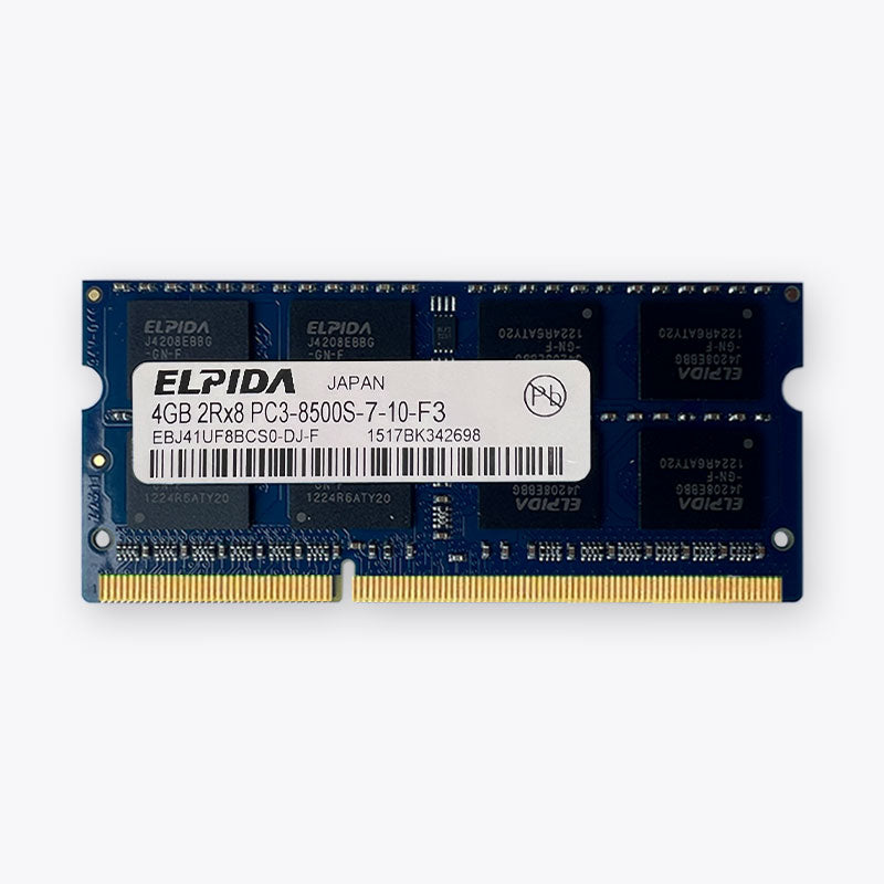 elpida ddr3 8gb 4gb 1066mhz laptop memory sodimm ram pc3 8500 1.5v