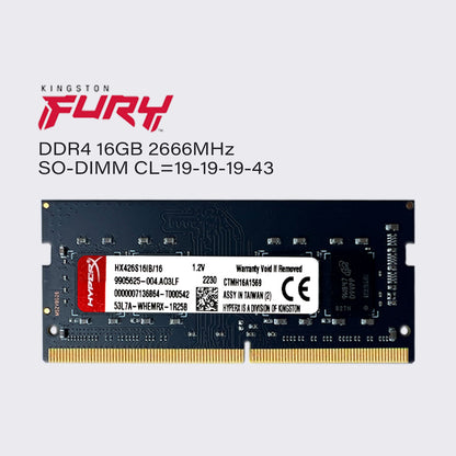 Kingston fury ddr4 16gb 8gb 4gb 2666mhz hyperx laptop memory sodimm ram pc4 21300 1.2v