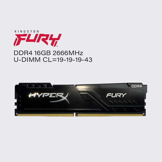 kingston fury ddr4 16gb 8gb 4gb 2666mhz hyperx desktop memory udimm pc ram pc4 21300 1.2v