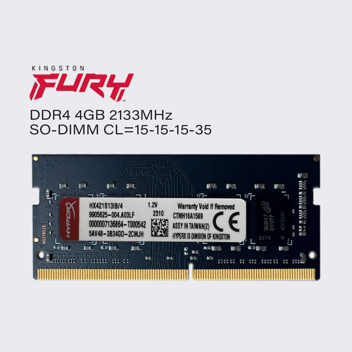 Kingston fury ddr4 8gb 4gb 2133mhz hyperx laptop memory sodimm ram pc4 17000 1.2v