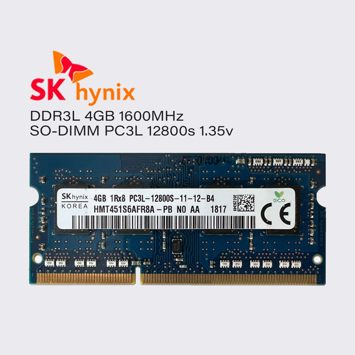 SK hynix ddr3l 8gb 4gb 1600mhz laptop memory sodimm ram pc3l 12800 1.35v