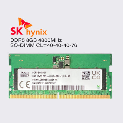 SK hynix ddr5 32gb 16gb 8gb 4800mhz laptop memory sodimm ram pc5 38400 1.1v