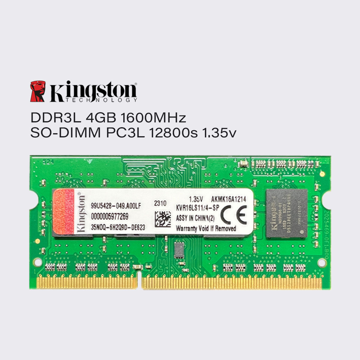 Kingston ddr3l 8gb 4gb 1600mhz laptop memory sodimm ram pc3l 12800 1.35v