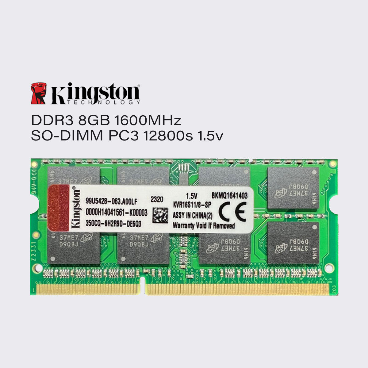 Kingston ddr3 8gb 4gb 1600mhz laptop memory sodimm ram pc3 12800 1.5v