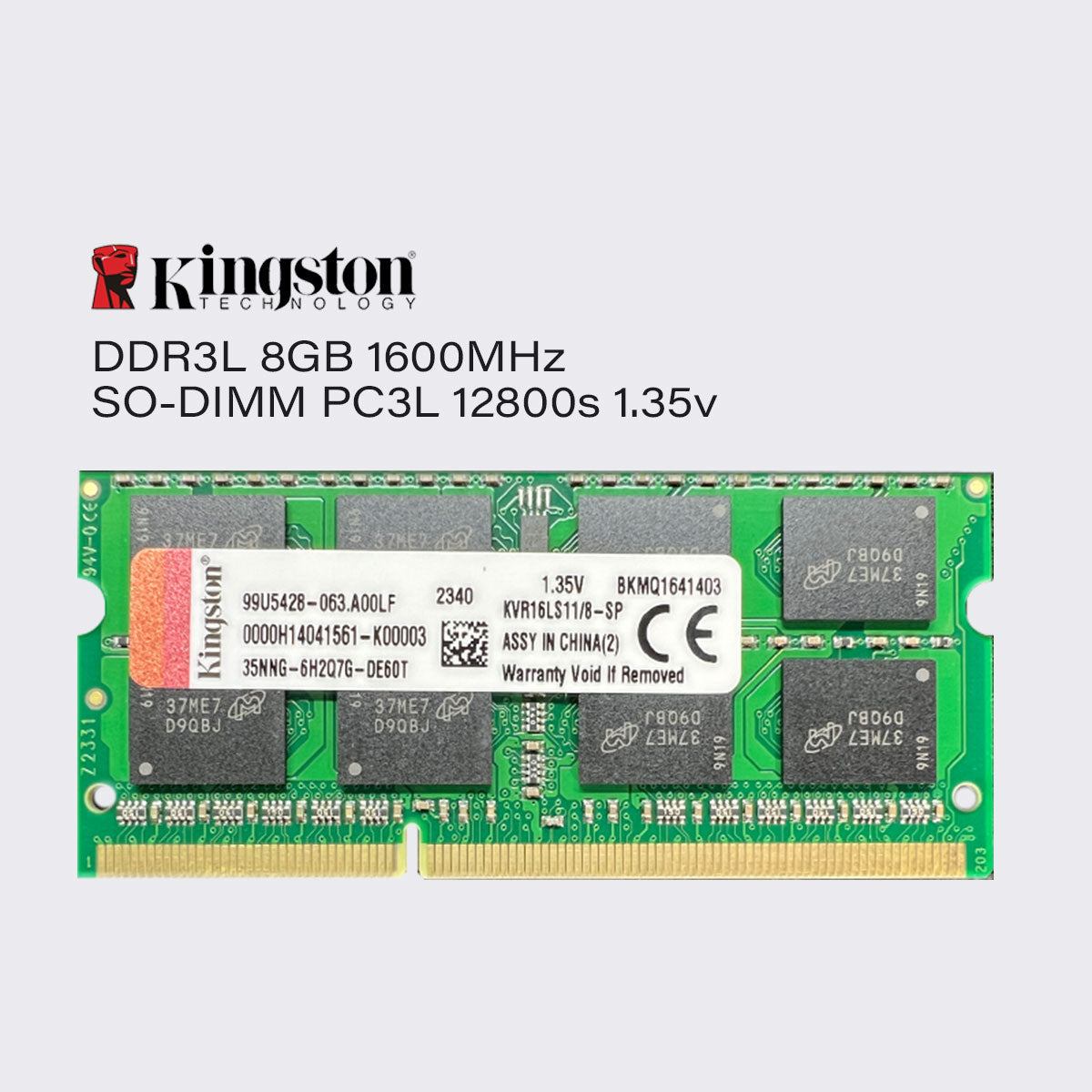 Kingston ddr3l 8gb 4gb 1600mhz laptop memory sodimm ram pc3l 12800 1.35v