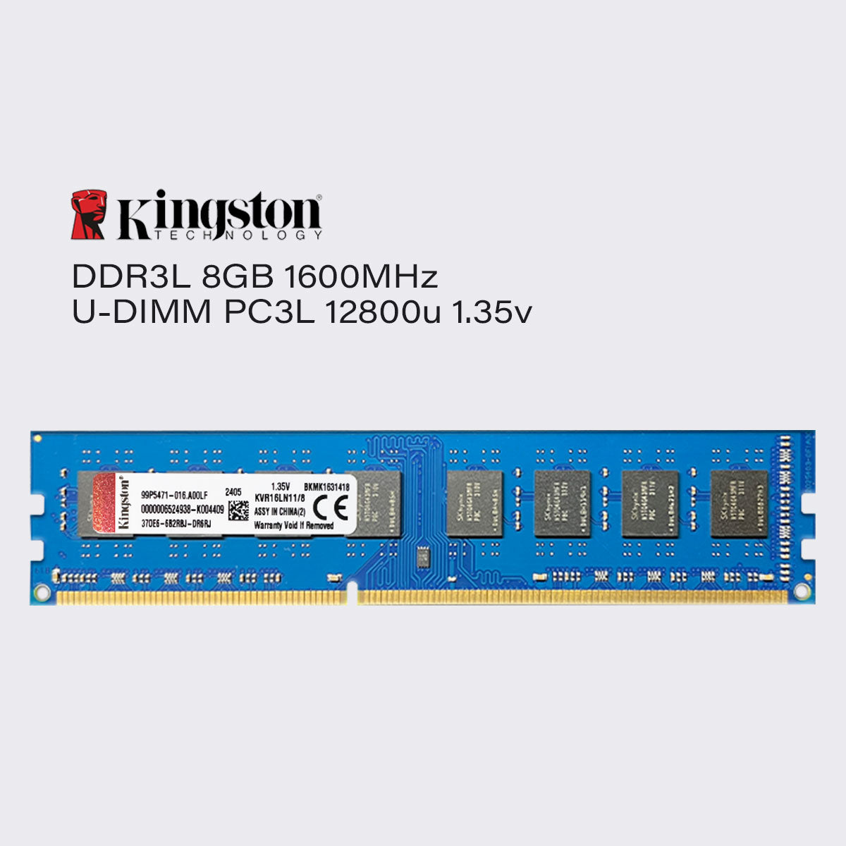 kingston ddr3l 8gb 4gb 1600mhz desktop PC memory udimm ram pc3l 12800 1.35v