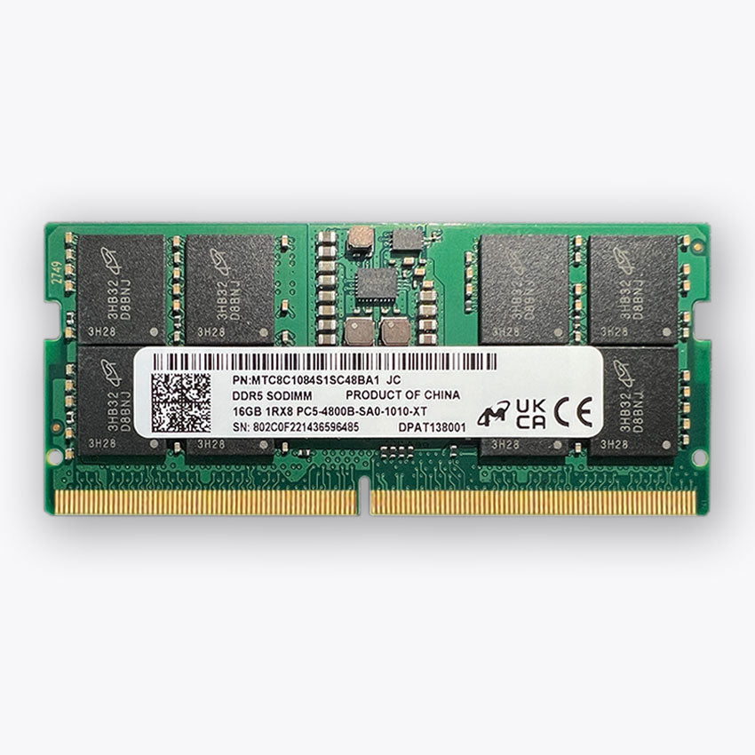 micron ddr5 32gb 16gb 8gb 4800mhz laptop memory sodimm ram pc5 38400 1.1v