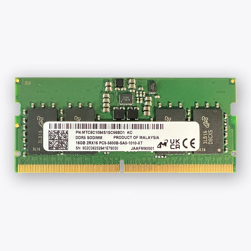 micron ddr5 32gb 16gb 8gb 5600mhz laptop memory sodimm ram pc5 44800 1.1v