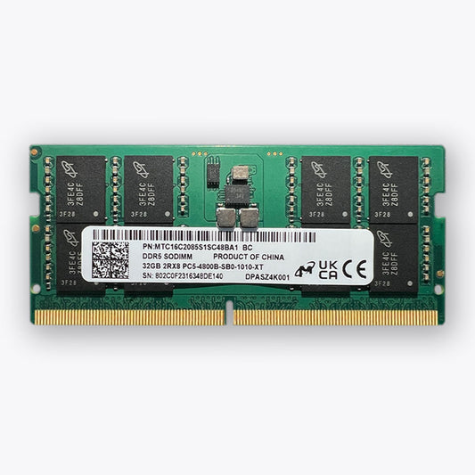 micron ddr5 32gb 16gb 8gb 4800mhz laptop memory sodimm ram pc5 38400 1.1v