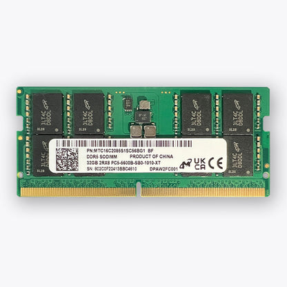 micron ddr5 32gb 16gb 8gb 5600mhz laptop memory sodimm ram pc5 44800 1.1v