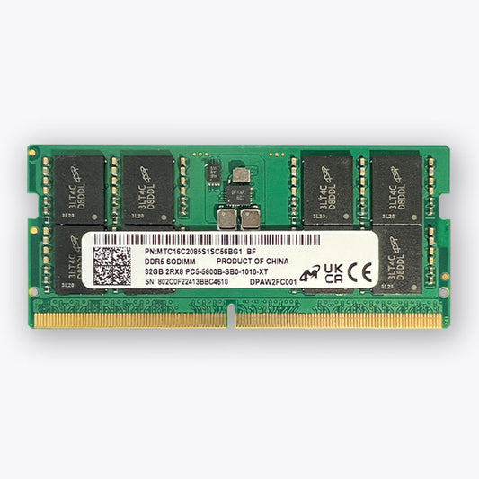 micron ddr5 32gb 16gb 8gb 5600mhz laptop memory sodimm ram pc5 44800 1.1v