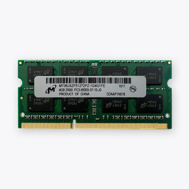 micron ddr3 4gb 1066mhz laptop memory sodimm ram pc3 8500 1.5v