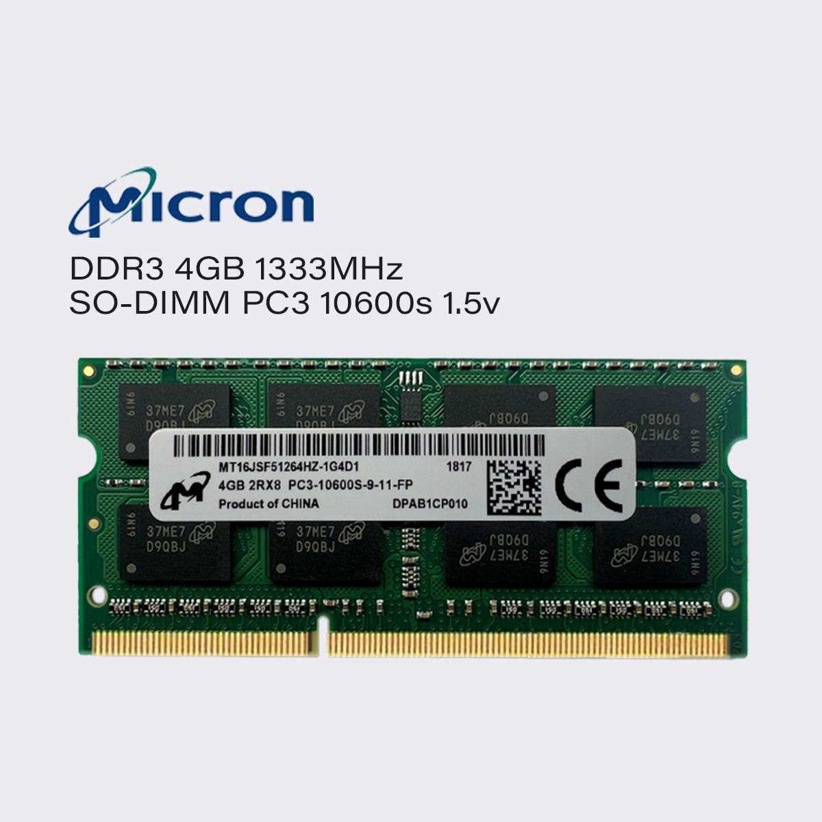 micron ddr3 8gb 4gb 1333mhz laptop memory sodimm ram pc3 10600 1.5v