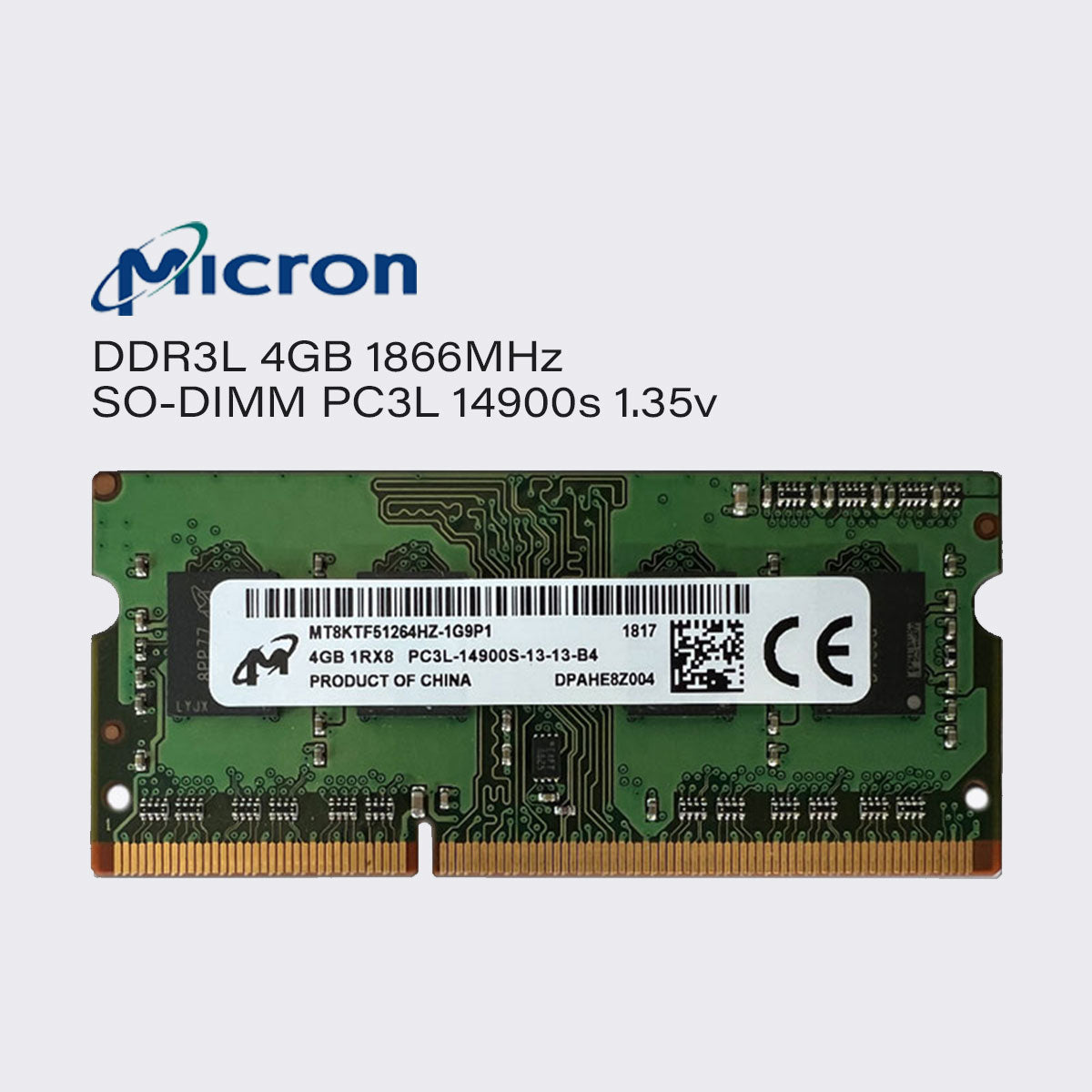 micron ddr3l 8gb 4gb 1866mhz laptop memory sodimm ram pc3l 14900 1.35v