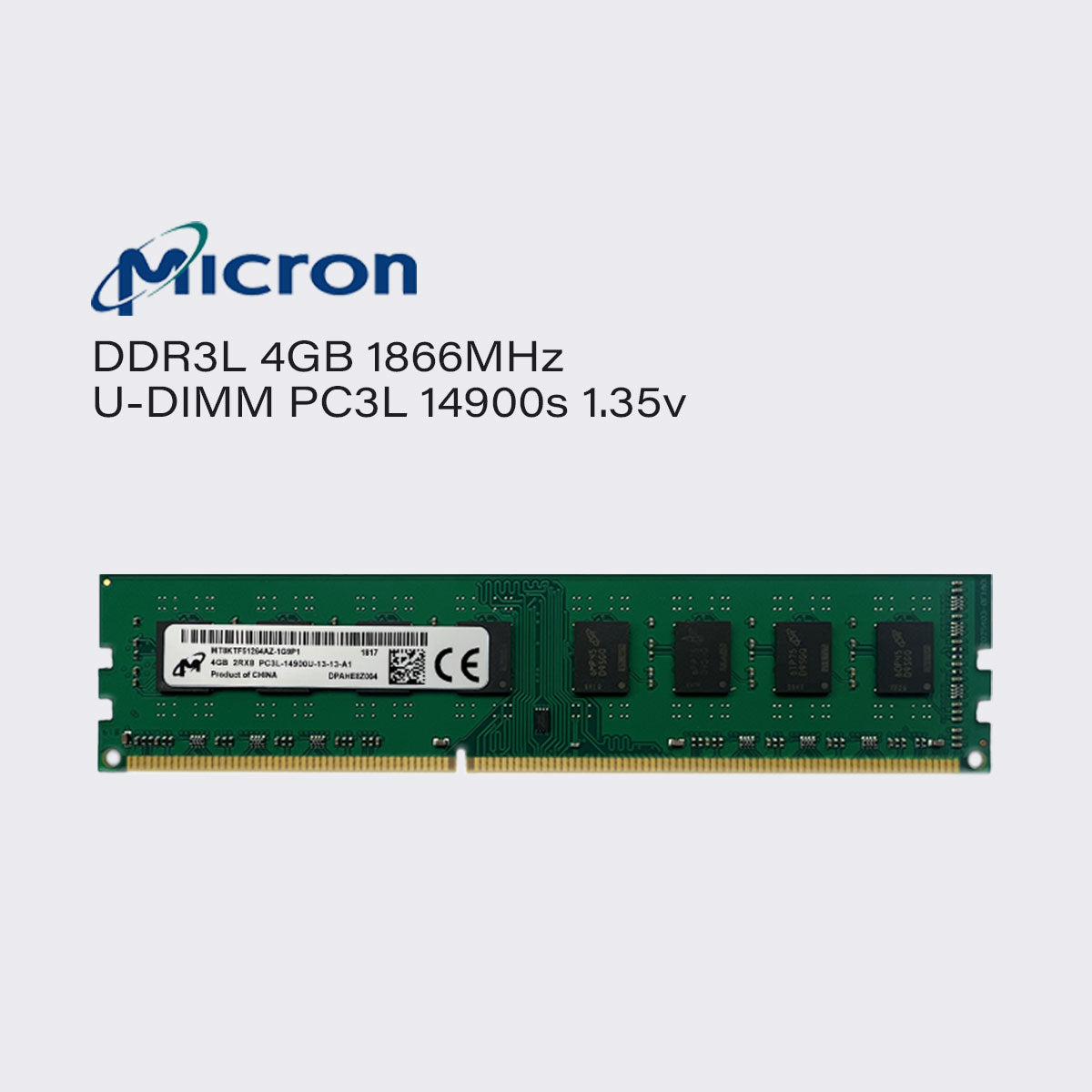 Micron ddr3l 8gb 4gb 1866mhz memoria para PC de escritorio udimm ram pc3l 14900 1,35v 