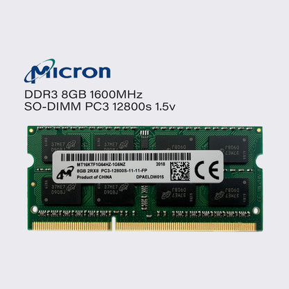 micron ddr3 8gb 4gb 1600mhz laptop memory sodimm ram pc3 12800 1.5v