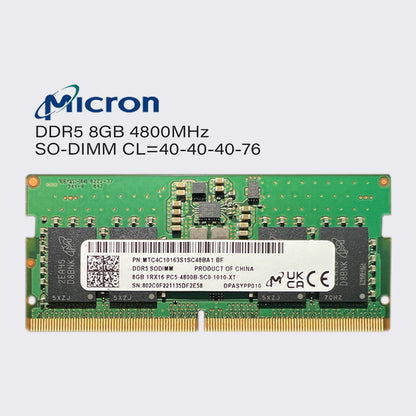 micron ddr5 32gb 16gb 8gb 4800mhz laptop memory sodimm ram pc5 38400 1.1v