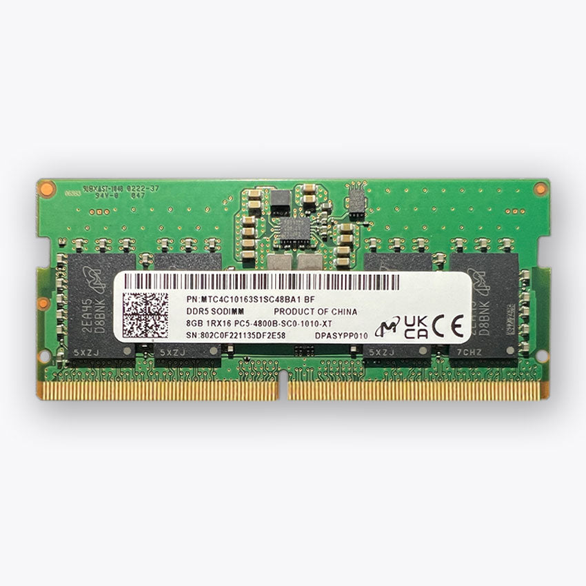 micron ddr5 32gb 16gb 8gb 4800mhz laptop memory sodimm ram pc5 38400 1.1v