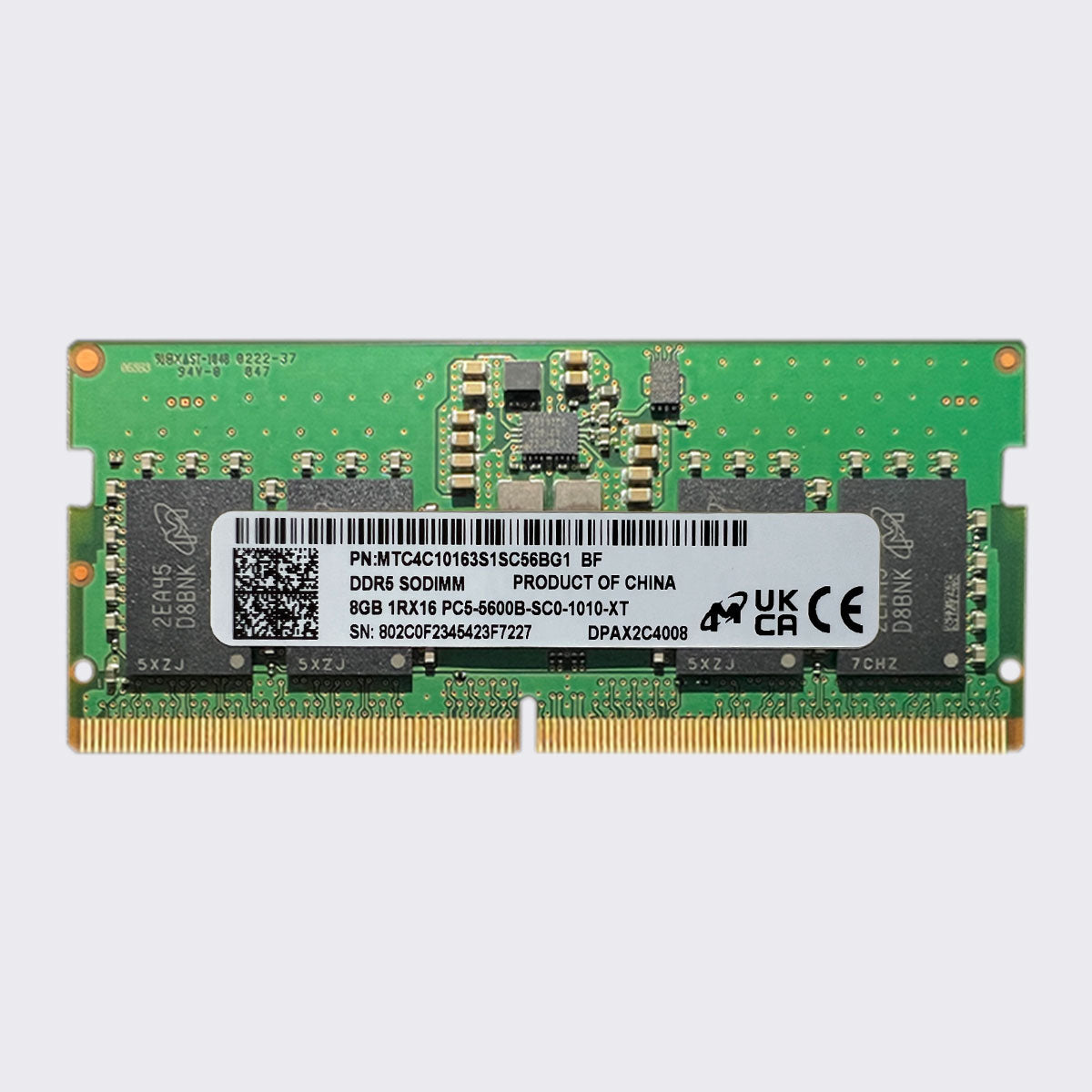 micron ddr5 32gb 16gb 8gb 5600mhz laptop memory sodimm ram pc5 44800 1.1v