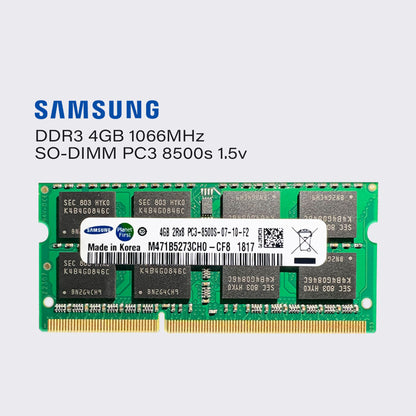 samsung ddr3 4gb 1066mhz laptop memory sodimm ram pc3 8500 1.5v