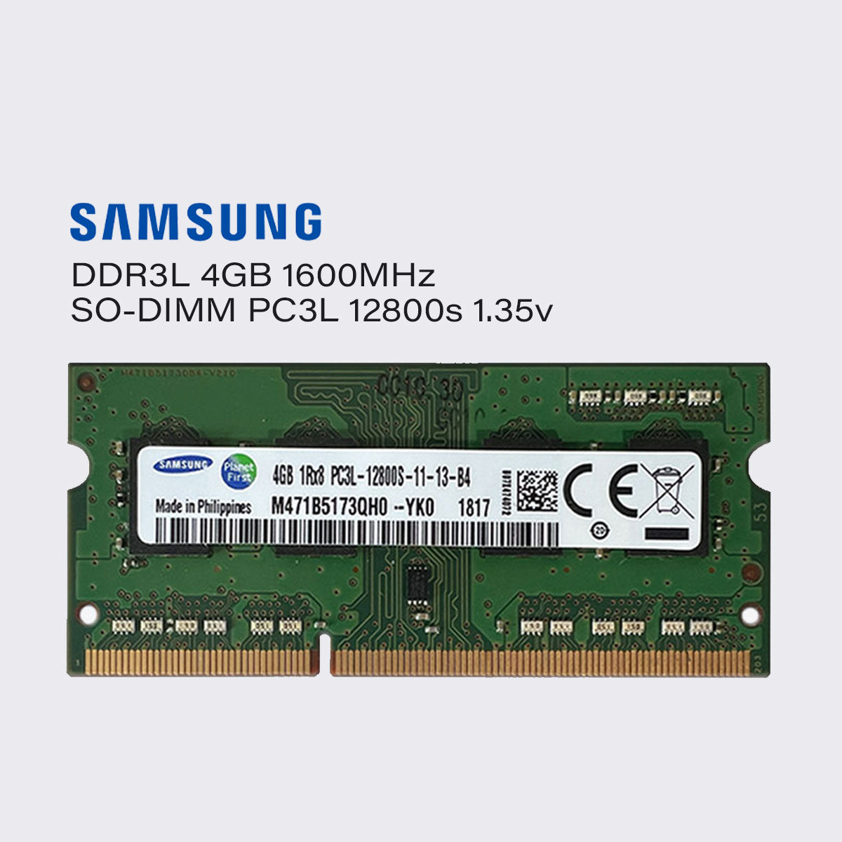 Samsung DDR3L 8 GB 4 GB 1600 MHz Laptop-Speicher Sodimm-RAM PC3L 12800 1,35 V 