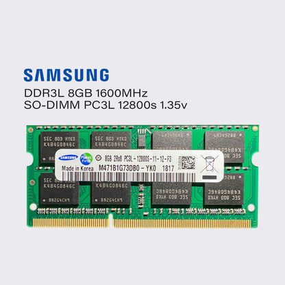 Samsung DDR3L 8 GB 4 GB 1600 MHz Laptop-Speicher Sodimm-RAM PC3L 12800 1,35 V 