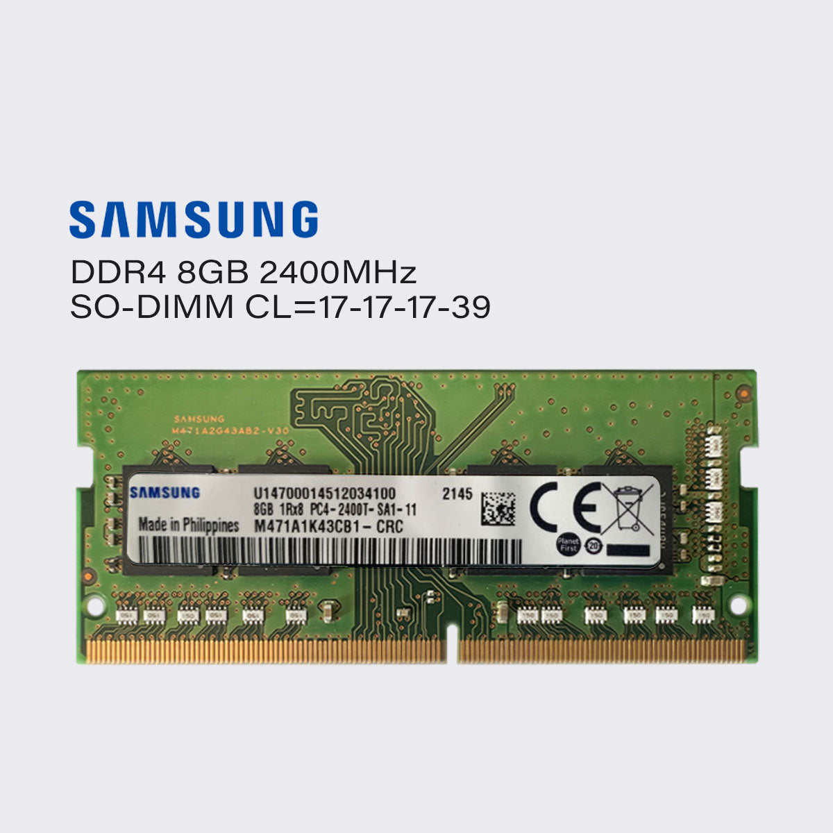 Samsung DDR4 16 GB 8 GB 4 GB 2400 MHz Laptop-Speicher Sodimm-RAM PC4 19200 1,2 V 