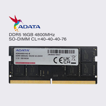 adata ddr5 32gb 16gb 8gb 4800mhz laptop memory sodimm ram pc5 38400 1.1v