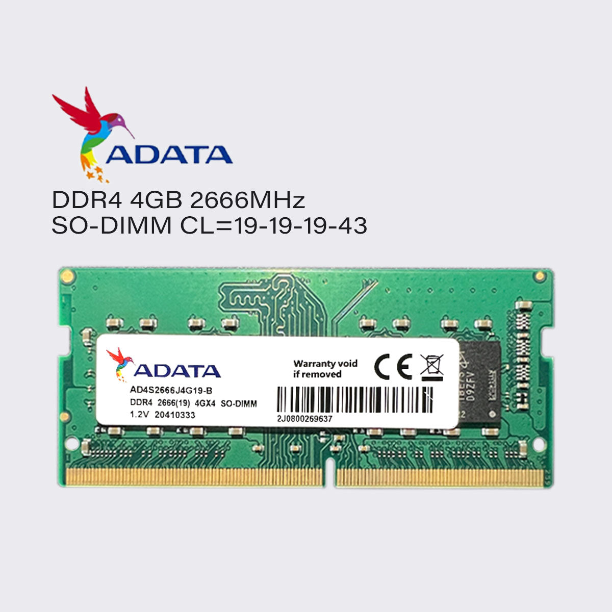 adata ddr4 16gb 8gb 4gb 2666mhz laptop memory sodimm ram pc4 21300 1.2v