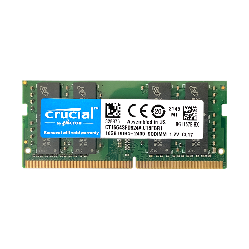 crucial ddr4 32gb 16gb 8gb 4gb 2400mhz laptop memory sodimm ram pc4 19200 1.2v