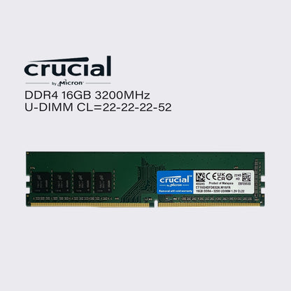 crucial ddr4 32gb 16gb 8gb 4gb 3200mhz desktop memory udimm pc ram pc4 25600 1.2v