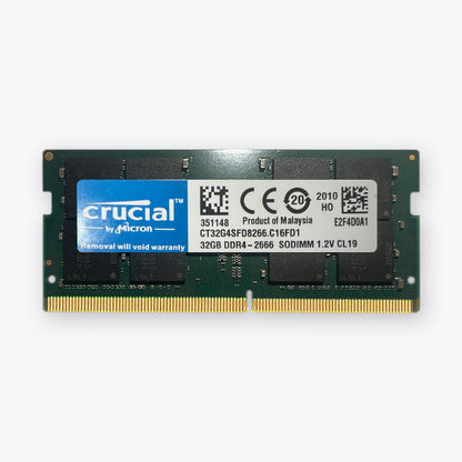 crucial ddr4 32gb 16gb 8gb 4gb 2666mhz laptop memory sodimm ram pc4 21300 1.2v