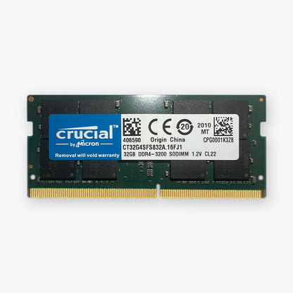 crucial ddr4 32gb 16gb 8gb 4gb 3200mhz laptop memory sodimm ram pc4 25600 1.2v