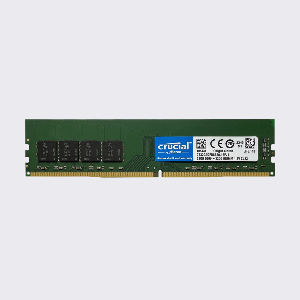 crucial ddr4 32gb 16gb 8gb 4gb 3200mhz desktop memory udimm pc ram pc4 25600 1.2v