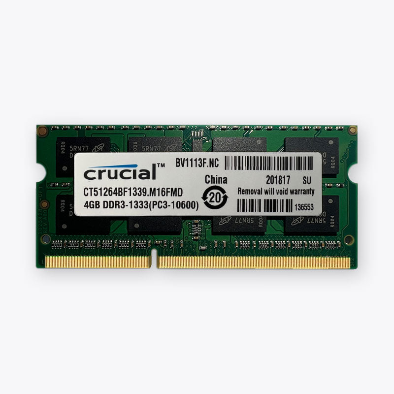 crucial ddr3 8gb 4gb 1333mhz laptop memory sodimm ram pc3 10600 1.5v