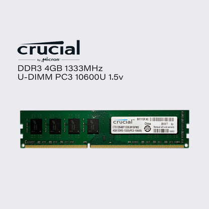 crucial ddr3 8gb 4gb 1333mhz desktop PC memory udimm ram pc3 10600 1.5v