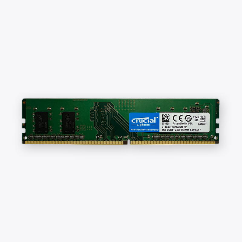 crucial ddr4 32gb 16gb 8gb 4gb 2400mhz desktop memory udimm pc ram pc4 19200 1.2v