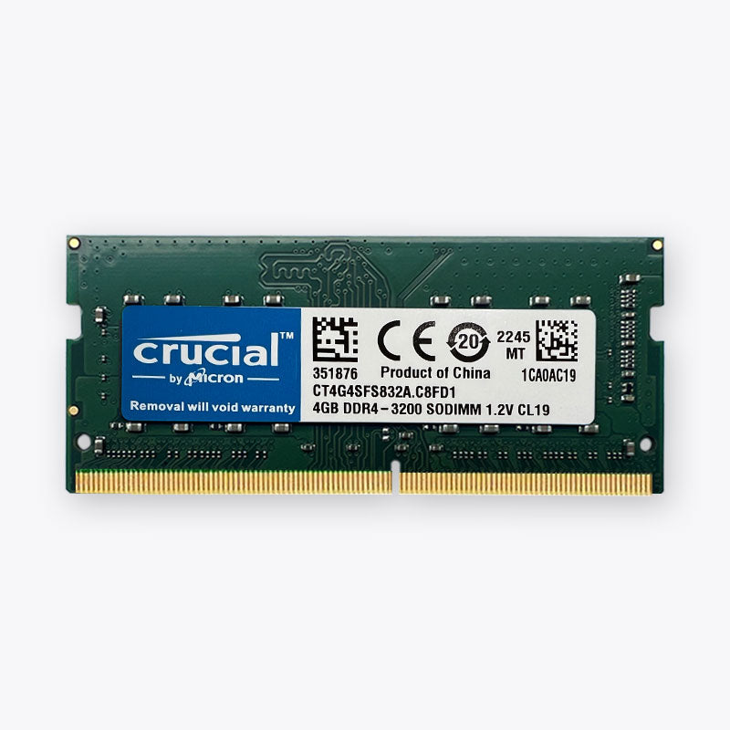 crucial ddr4 32gb 16gb 8gb 4gb 3200mhz laptop memory sodimm ram pc4 25600 1.2v