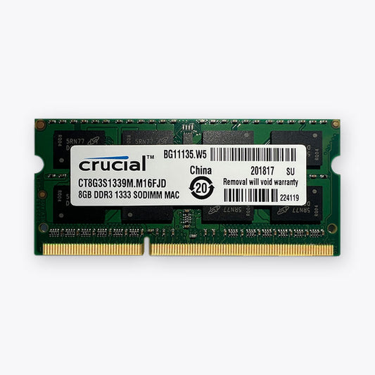 crucial ddr3 8gb 4gb 1333mhz laptop memory sodimm ram pc3 10600 1.5v