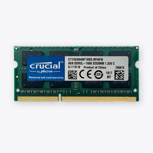 crucial ddr3l 8gb 4gb 1866mhz laptop memory sodimm ram pc3l 14900 1.35v