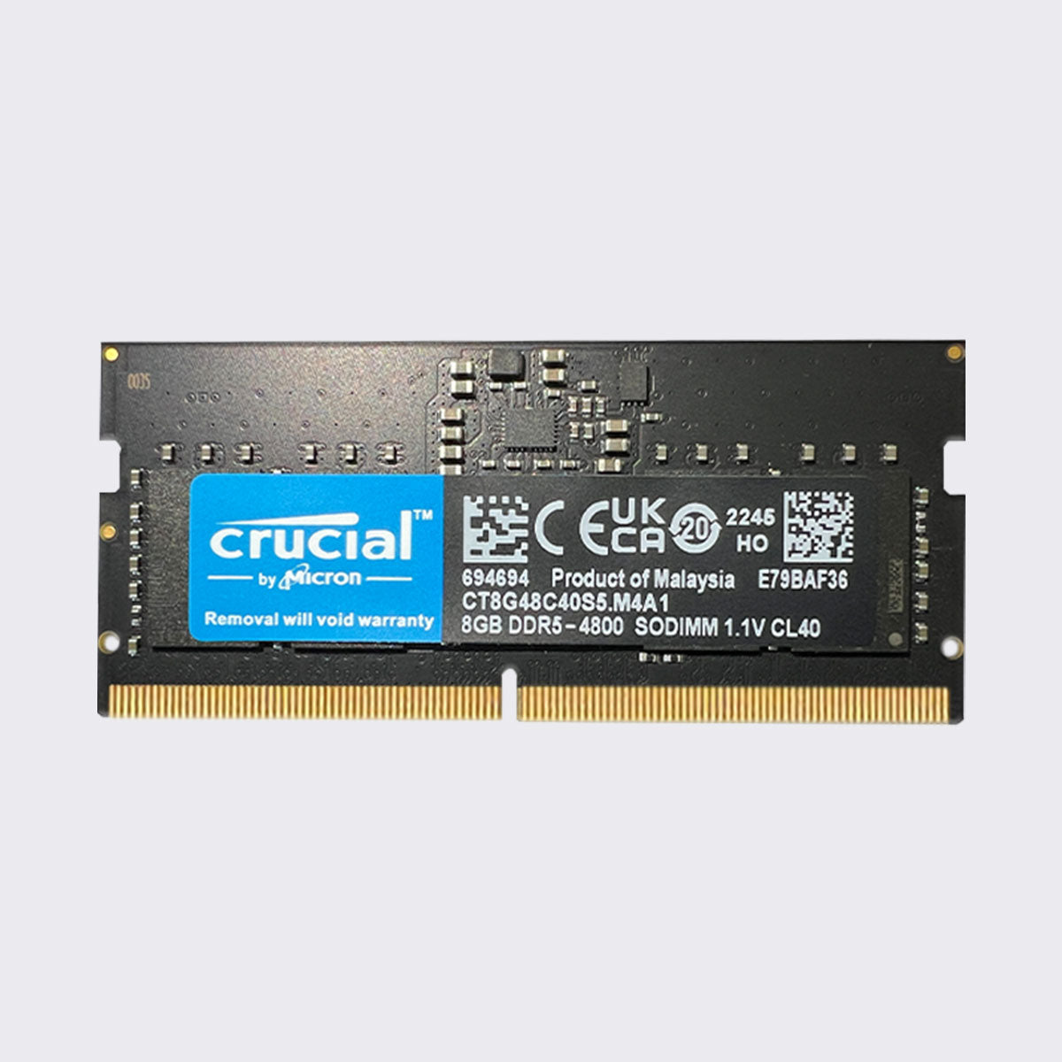 crucial ddr5 32gb 16gb 8gb 4800mhz laptop memory sodimm ram pc5 38400 1.1v