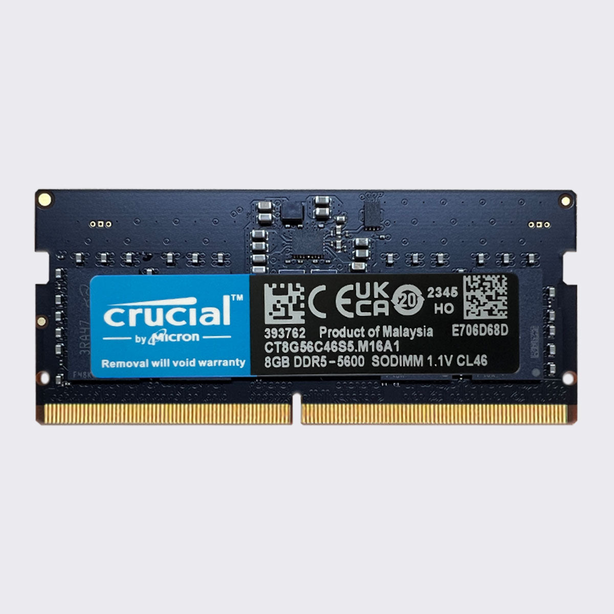 crucial ddr5 32gb 16gb 8gb 5600mhz laptop memory sodimm ram pc5 44800 1.1v